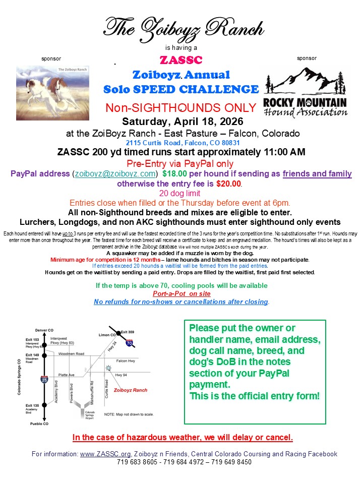 18 Apr 2026 Non-Sighthounds flyer